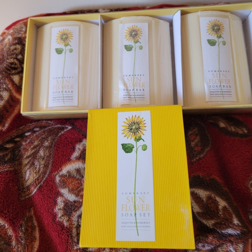 Sunflower Soap Bar Set